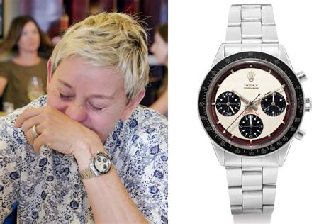 ellen degeneres shows her rolex watch|ellen degeneres rolex watch.